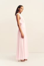 AMINA PANELLED RUCHED MAXI DRESS - FAIRYFLOSS - Image 4