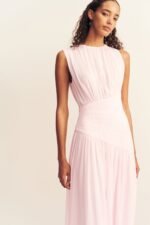 AMINA PANELLED RUCHED MAXI DRESS - FAIRYFLOSS - Image 2