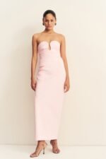 CAMPBELL STRAPLESS U WIRE MAXI DRESS - BALLERINA - Image 2