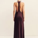 SAVANNA RACER BACK MAXI DRESS - PLUM