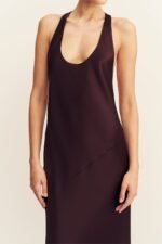 SAVANNA RACER BACK MAXI DRESS - PLUM - Image 7