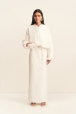 OTIS OVERSIZED BOMBER JACKET - IVORY