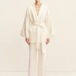 SAVANNA BELTED JACKET - IVORY