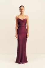 LA LUNE LACE BACK MAXI DRESS - SHIRAZ