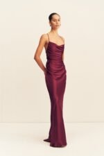 LA LUNE LACE BACK MAXI DRESS - SHIRAZ - Image 3