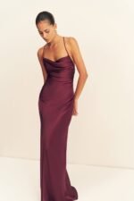 LA LUNE LACE BACK MAXI DRESS - SHIRAZ - Image 6
