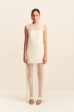 AMERIE SILK SEQUIN MAXI DRESS - GLISTEN