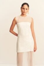 AMERIE SILK SEQUIN MAXI DRESS - GLISTEN - Image 2