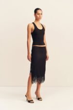 SOL JERSEY RACER BACK TANK - BLACK - Image 3