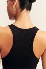 SOL JERSEY RACER BACK TANK - BLACK - Image 6