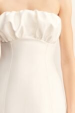 OTIS HOURGLASS MINI DRESS - IVORY - Image 6