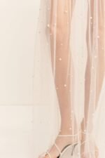 DEWDROP CONTRAST STRAPLESS MAXI DRESS - Image 6