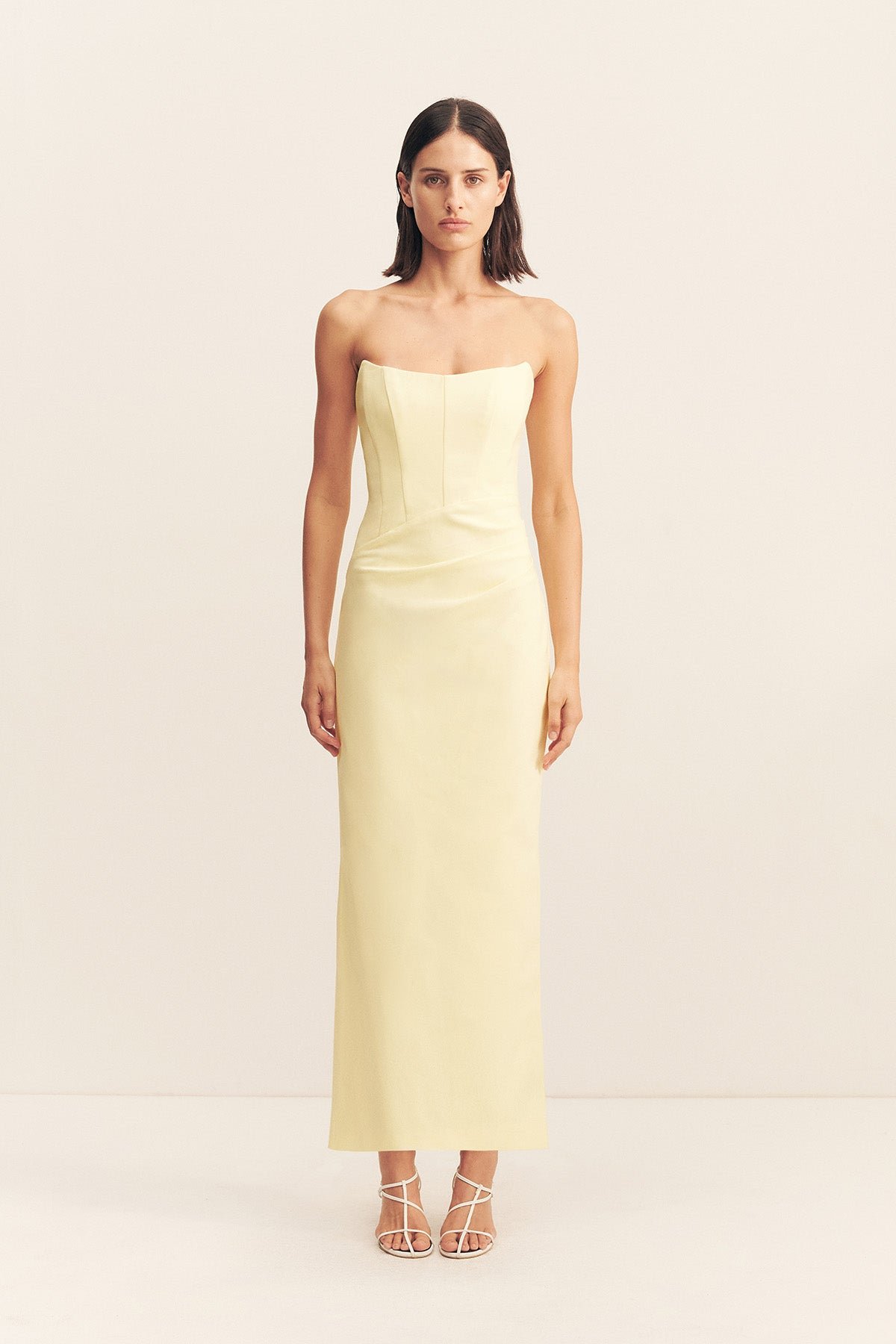 LANI STRAPLESS CORSET MAXI DRESS - SGROPPINO - Image 1