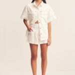 HANA HIGH WAISTED FLARED SHORT