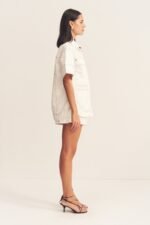 HANA HIGH WAISTED FLARED SHORT - Image 4