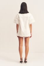 HANA HIGH WAISTED FLARED SHORT - Image 5