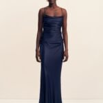 LA LUNE LACE BACK MAXI DRESS - MIDNIGHT