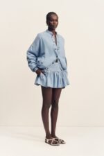 ELLSWORTH GATHERED MINI SKIRT - Image 3