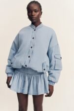 ELLSWORTH GATHERED MINI SKIRT - Image 2