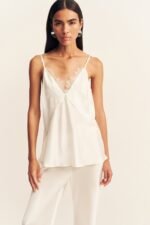 MAISIE LACE CAMI - IVORY - Image 2