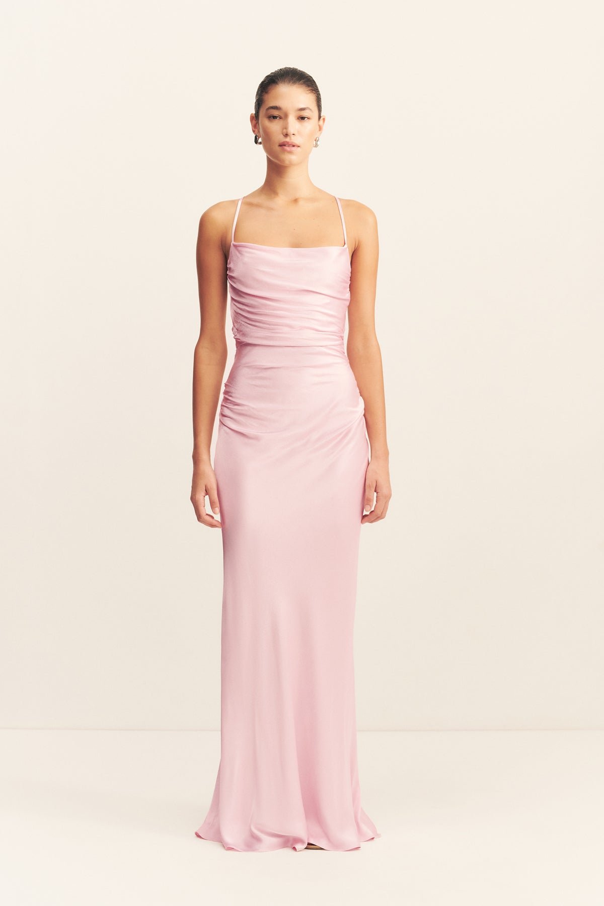 165_La_Lune_Lace_Back_Maxi_Dress_SJ3945_BLOSSOM_1379R LA LUNE LACE BACK MAXI DRESS - BLOSSOM - Image 1