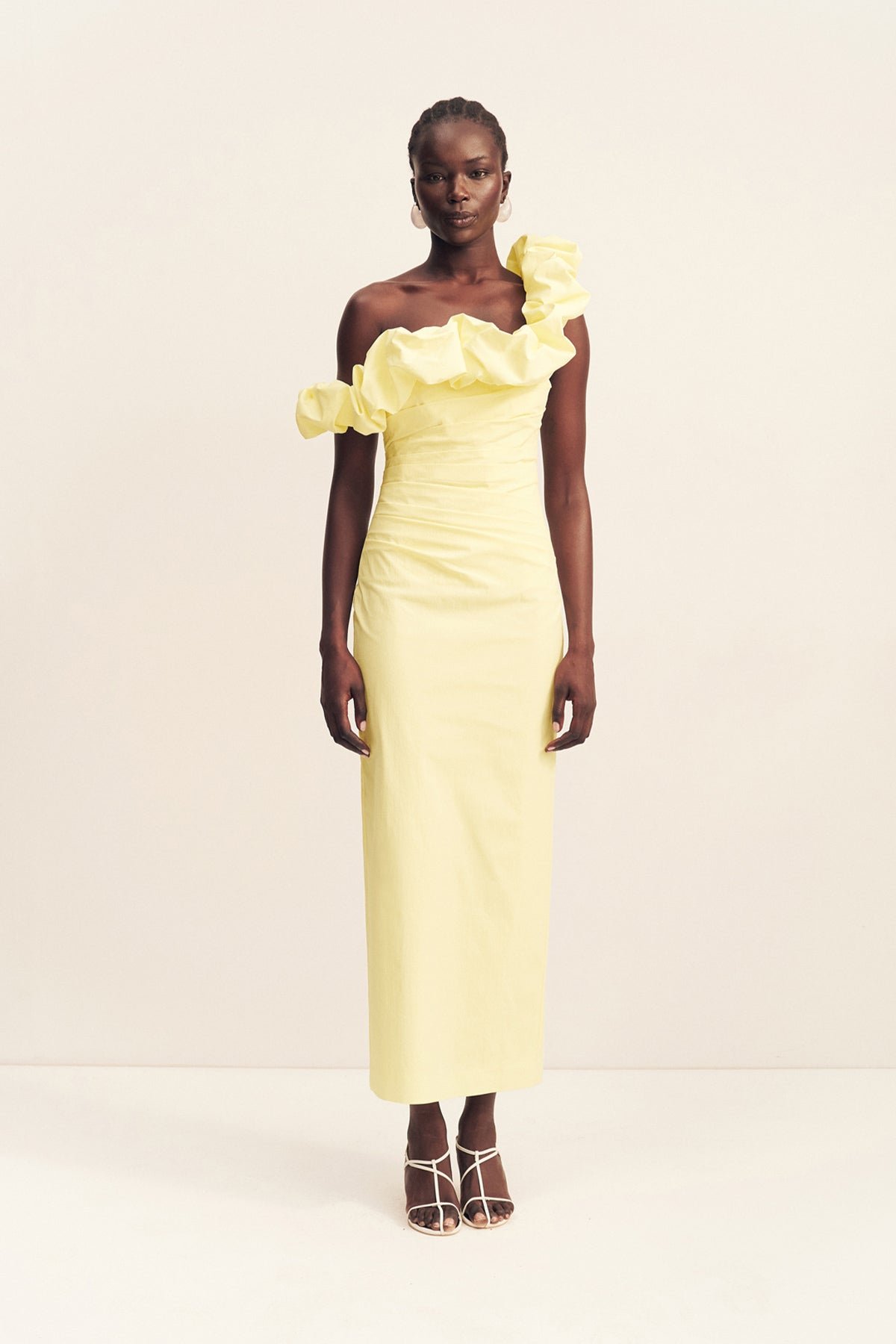 167_Ruffle_Draped_Maxi_Dress_1255336_Lemonade_1_5ba4408f-54c1-4144-9cf4-2e98a1fd02b9 CAMPBELL RUFFLE DRAPED MAXI DRESS - LEMONADE - Image 1