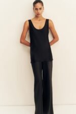 SAVANNA BIAS PANT - BLACK - Image 2
