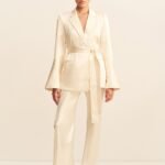 LA LUNE BIAS CUT PANT - CREAM