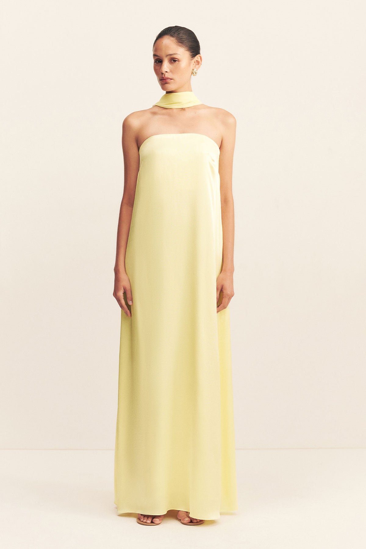 176_LUCENT_Scarf_9251282_LEMON_1235 LUCENT SCARF - LEMON - Image 1
