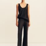 SAVANNA BIAS PANT - BLACK