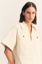 SIERRA PULLOVER TOP - CREAM - Image 2
