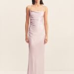 LA LUNE LACE BACK MAXI DRESS - LILAC