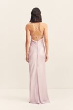 LA LUNE LACE BACK MAXI DRESS - LILAC - Image 5