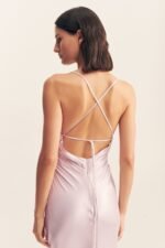 LA LUNE LACE BACK MAXI DRESS - LILAC - Image 2