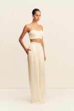 LA LUNE TUXEDO TROUSER - CREAM