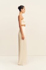 LA LUNE TUXEDO TROUSER - CREAM - Image 4