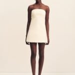 LANI STRAPLESS MINI DRESS - RICE