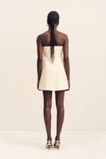 LANI STRAPLESS MINI DRESS - RICE - Image 5