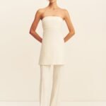 LANI BOOT CUT FLARED PANT - RICE