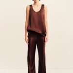 SAVANNA BIAS PANT - COFFEE