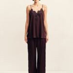 SIMONA LACE CAMI - ESPRESSO