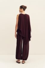 AMINA ASYMMETRICAL TIERED TOP - WINE TASTING - Image 5