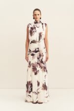 MARPESSA SCARF NECK MAXI DRESS
