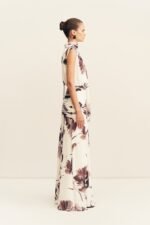 MARPESSA SCARF NECK MAXI DRESS - Image 4