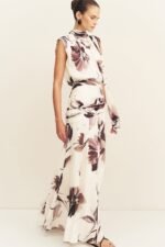 MARPESSA SCARF NECK MAXI DRESS - Image 2