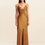 SIMONA LACE SLIP MAXI DRESS - MEDALLION