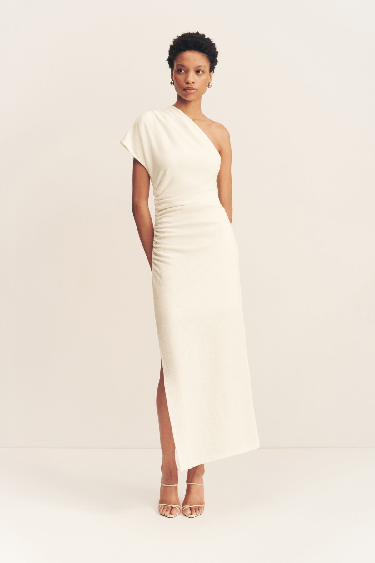 4_Beau_Asymmetrical_Midi_Dress_IVY_1251309_1_R BEAU ASYMMETRICAL MIDI DRESS - IVORY - Image 1