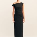 CAMPBELL OFF SHOULDER MAXI DRESS - BLACK