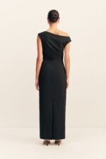 CAMPBELL OFF SHOULDER MAXI DRESS - BLACK - Image 5