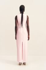 OTIS PLUNGED FITTED MAXI DRESS - FAIRYFLOSS - Image 5